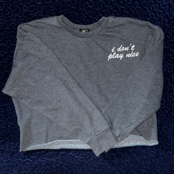 Forever 21 Cropped Shirt - Picture 1 of 3